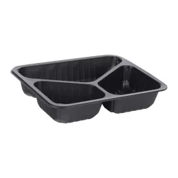 Barquette Thermoscellable PP Maptipack 3 compartiments.